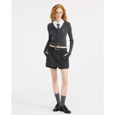 REVAN Collegiate Two-Piece Sweater Set Grey - Image 3