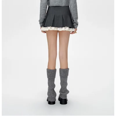 13DE MARZO Bear Flounced Dress Grey - Image 4