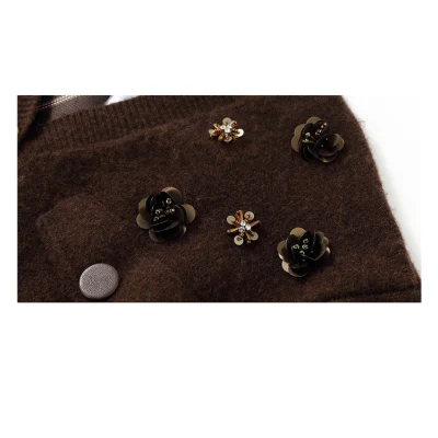 REVAN Collegiate Knit Two-Piece Set Brown - Image 8
