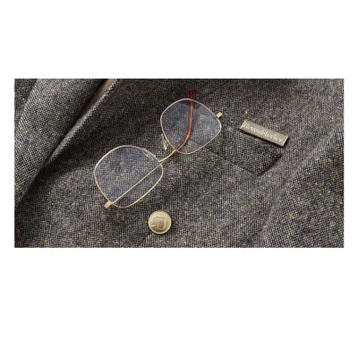 REVAN Heritage Tweed Blazer Coat Grey - Image 8