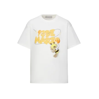 13DE MARZO Bee Bear T-Shirt White