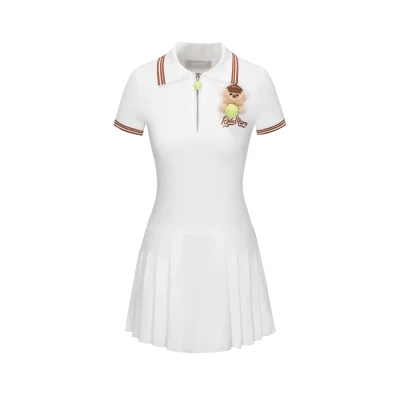 13DE MARZO Marzo Tennis Dress White