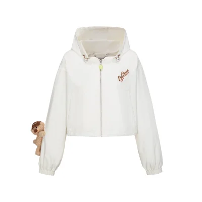 13DE MARZO Marzo Tennis Thin Jacket White