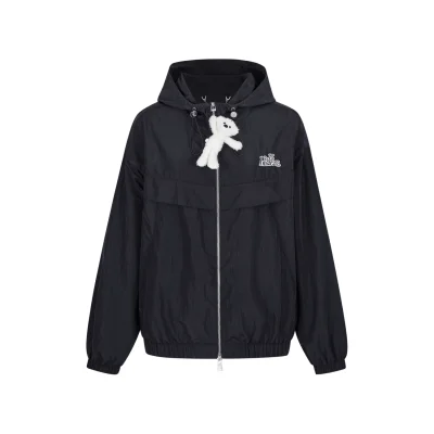 13DE MARZO Bear Thin Trainer Coat Black
