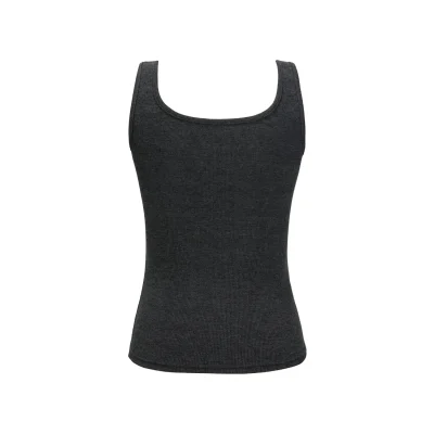 13DE MARZO Bear Basic Tank Dark Grey - Image 5