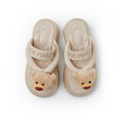 13DE MARZO Doozoo Flip Flops Khaki - Image 5