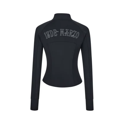 13DE MARZO Sunburnt Bear Sun Protection Slim Jacket Black - Image 5