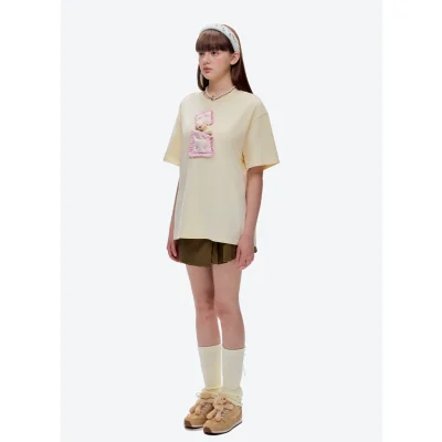 13DE MARZO Logo Retro Runner Khaki