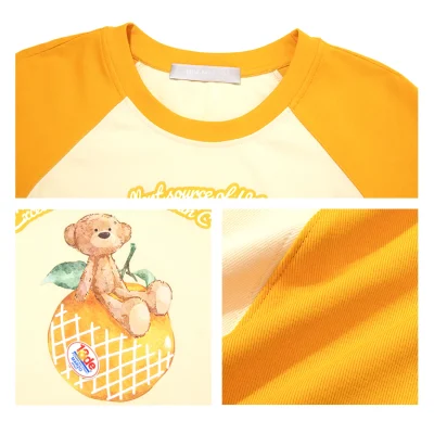 13DE MARZO Fruit Raglan Cropped-Top Orange - Image 6