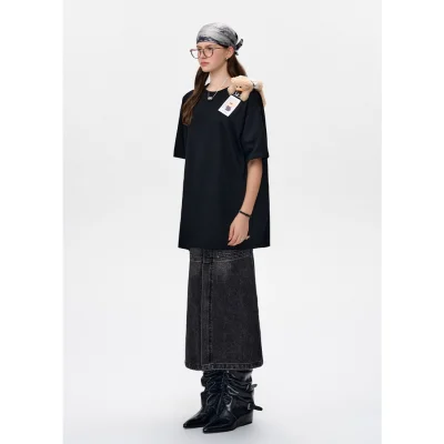 13DE MARZO Bear Instant Photo T-shirt Black - Image 3