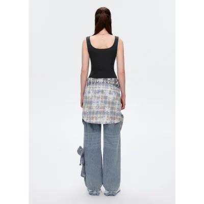 13DE MARZO Bear Basic Tank Dark Grey - Image 4