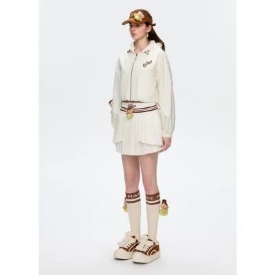 13DE MARZO Marzo Tennis Skirt White - Image 3