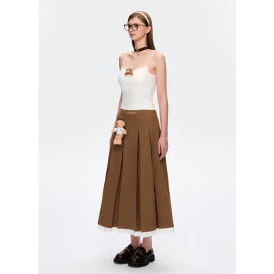 13DE MARZO Doozoo in Office Suit Dress Khaki - Image 3