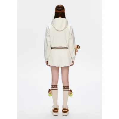 13DE MARZO Marzo Tennis Thin Jacket White - Image 4