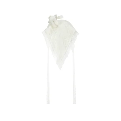 13DE MARZO Bear Lacy Kerchief Hairband