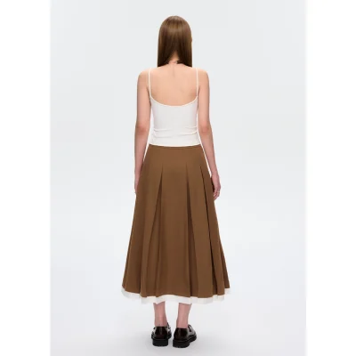 13DE MARZO Doozoo in Office Suit Dress Khaki - Image 4
