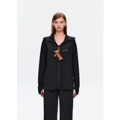 13DE MARZO Sun Protection Jacket Black