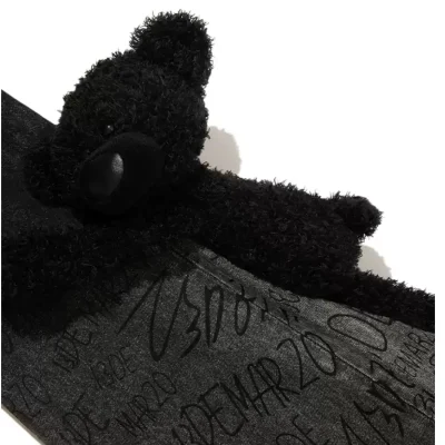 13DE MARZO Bear Gradient Logo Flare Jeans Black - Image 5