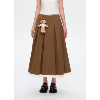 13DE MARZO Doozoo in Office Suit Dress Khaki