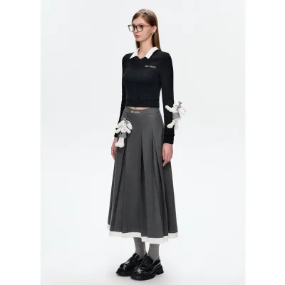 13DE MARZO Doozoo in Office Suit Dress Grey - Image 3