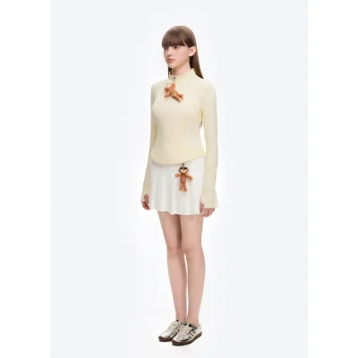 13DE MARZO Sunburnt Bear Sun Protection Slim Jacket Yellow - Image 3