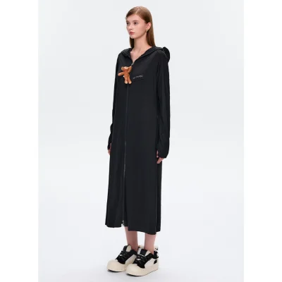 13DE MARZO Sun Protection Long Jacket Black - Image 3