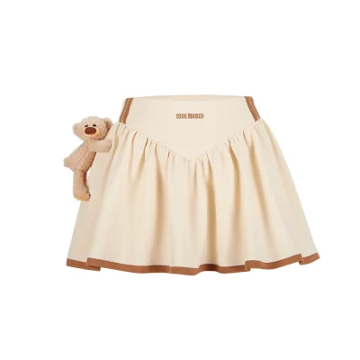 13DE MARZO Basic American Skirt Beige