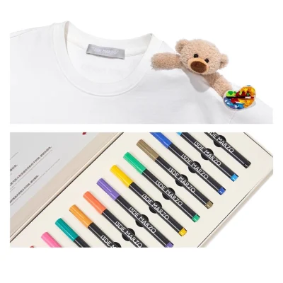 13DE MARZO DIY Colour-Fill T-Shirt White - Image 12