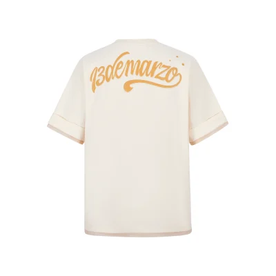 13DE MARZO Surfing Bear T-Shirt White - Image 6