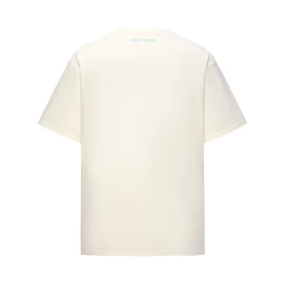 13DE MARZO Rainbow Logo Bear T-Shirt White - Image 6