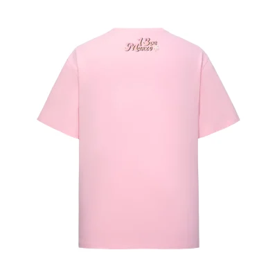 13DE MARZO Island Style Surfing Bear T-Shirt Pink - Image 5