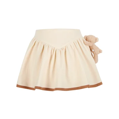 13DE MARZO Basic American Skirt Beige - Image 6