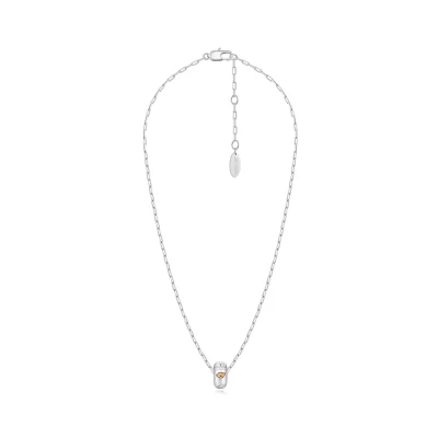 13DE MARZO Color Gems Bear Necklace Silver - Image 4