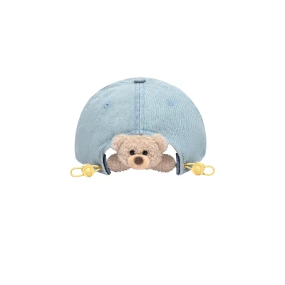 13DE MARZO Washed Distressed Baseball Cap Blue - Image 7