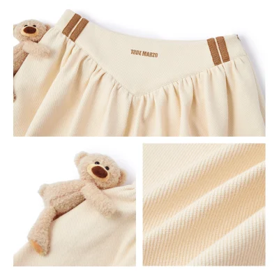 13DE MARZO Basic American Skirt Beige - Image 8