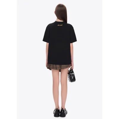 13DE MARZO Monkey Banana Bear T-Shirt Black - Image 4