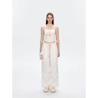 13DE MARZO Island Style Metallic Tank White - Image 3