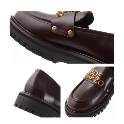 13DE MARZO Bear logo Loafers Khaki - Image 9