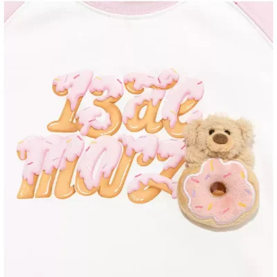 13DE MARZO BabyBear Donut T-shirt Pink - Image 7