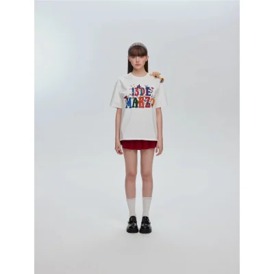13DE MARZO DIY Colour-Fill T-Shirt White - Image 6