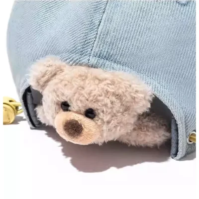 13DE MARZO Washed Distressed Baseball Cap Blue - Image 6