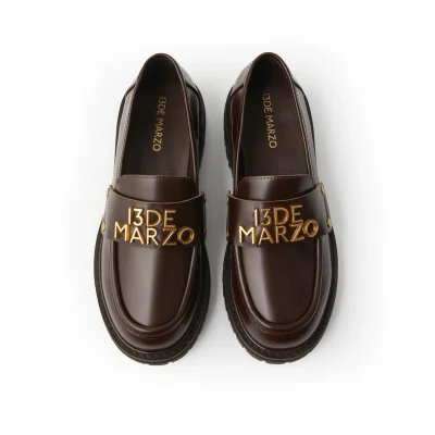 13DE MARZO Bear logo Loafers Khaki - Image 5