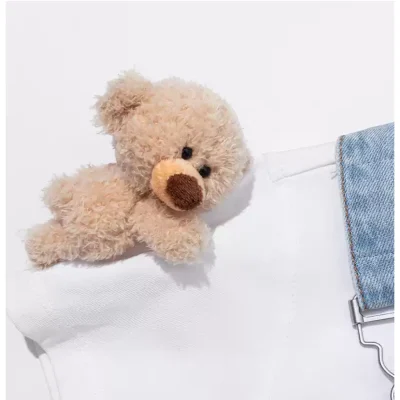 13DE MARZO BabyBear Printing Overall T-shirt Blue - Image 7