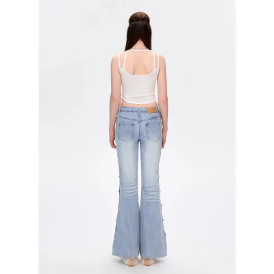 13DE MARZO Island Style Metallic Tank White - Image 5