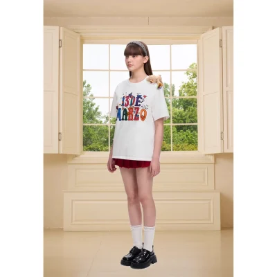13DE MARZO DIY Colour-Fill T-Shirt White - Image 4