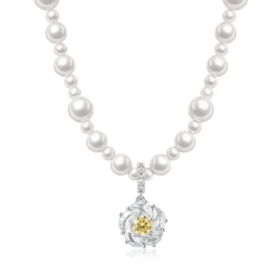 abyb Charming Floral on Perfection Necklace Gold