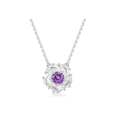 abyb Charming Fortune by Day Necklace Purple