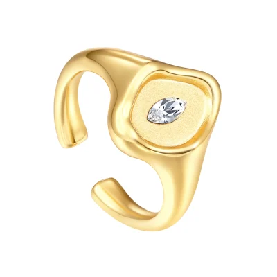 abyb Charming Token Ring Gold