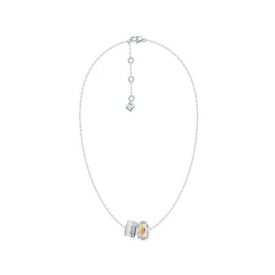 13DE MARZO Zircon Bear Necklace White - Image 3