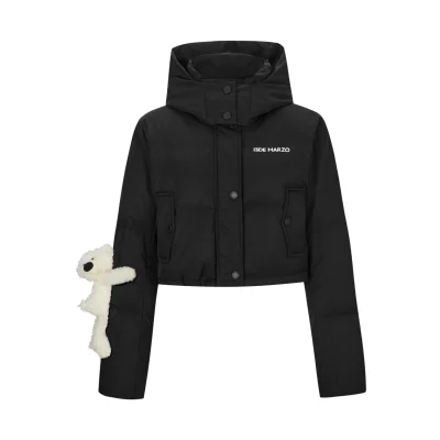 13DE MARZO Doozoo Base Down Jacket Black